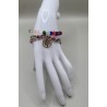 Bracelet multi-rangs en perles – Charms arbre de vie & feuilles | Bijoux femme tendance