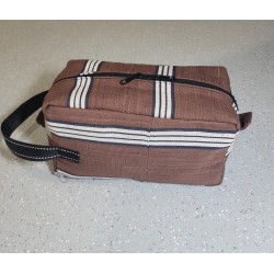 Handmade Guinean Toiletry Bag | Traditional African Fabric