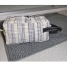 Trousse de toilette artisanale en tissu guinéen | Accessoire fait main