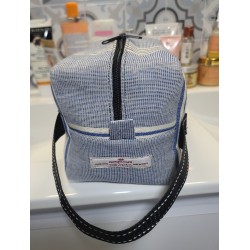 Trousse de toilette artisanale en tissu guinéen | Accessoire fait main