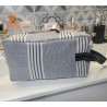 Trousse de toilette artisanale en tissu guinéen | Accessoire fait main