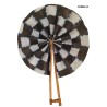 Handmade Guinean Fan with Leather Handles | African Accessory