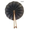 Handmade Guinean Fan with Leather Handles | African Accessory