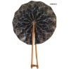 Handmade Guinean Fan with Leather Handles | African Accessory