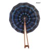 Handmade Guinean Fan with Leather Handles | African Accessory