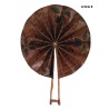Handmade Guinean Fan with Leather Handles | African Accessory