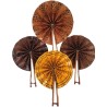 Handmade Guinean Fan with Leather Handles | African Accessory