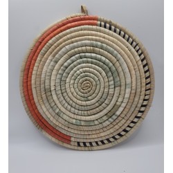 Handcrafted Natural Fiber Placemat – Fouta, Guinea Conakry