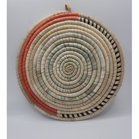 Handcrafted Natural Fiber Placemat – Fouta, Guinea Conakry