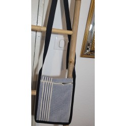 Sacoche artisanale guinéenne | Sac bandoulière unisexe en tissu tissé