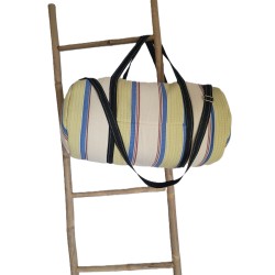 Sac de weekend artisanal guinéen | Sac de voyage en tissu africain