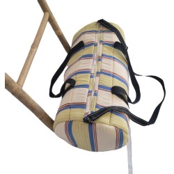 Sac de weekend artisanal guinéen | Sac de voyage en tissu africain