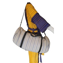 Sac de weekend artisanal guinéen | Sac de voyage en tissu africain