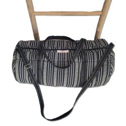 Sac de weekend artisanal guinéen | Sac de voyage en tissu africain