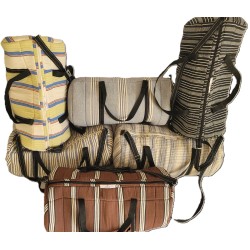 Handmade Guinean Weekend Bag | African Fabric Travel Bag