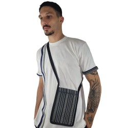 Sac bandoulière artisanale guinéenne | Sac bandoulière unisexe en tissu tissé