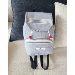 Sac à dos artisanal guinéen | Sac en tissu africain fait main