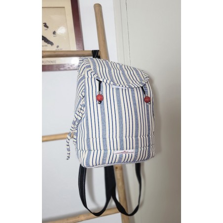 Sac à dos artisanal guinéen | Sac en tissu africain fait main