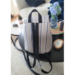Sac à dos artisanal guinéen | Sac en tissu africain fait main