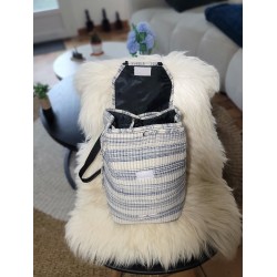 Sac à dos artisanal guinéen | Sac en tissu africain fait main