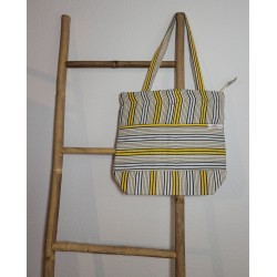 Cabas artisanal guinéen | Sac en tissu africain tissé à la main