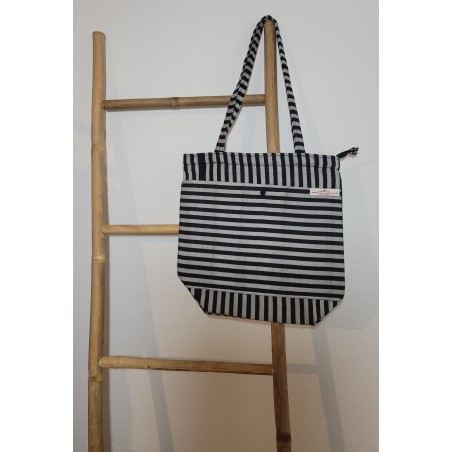 Cabas artisanal guinéen | Sac en tissu africain tissé à la main
