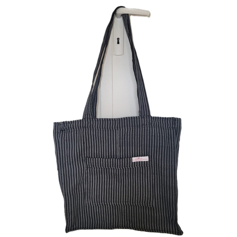 Cabas artisanal guinéen | Sac en tissu africain tissé à la main