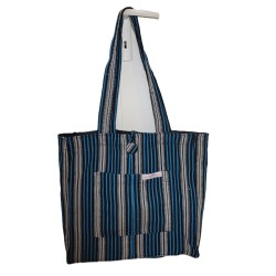 Cabas artisanal guinéen | Sac en tissu africain tissé à la main