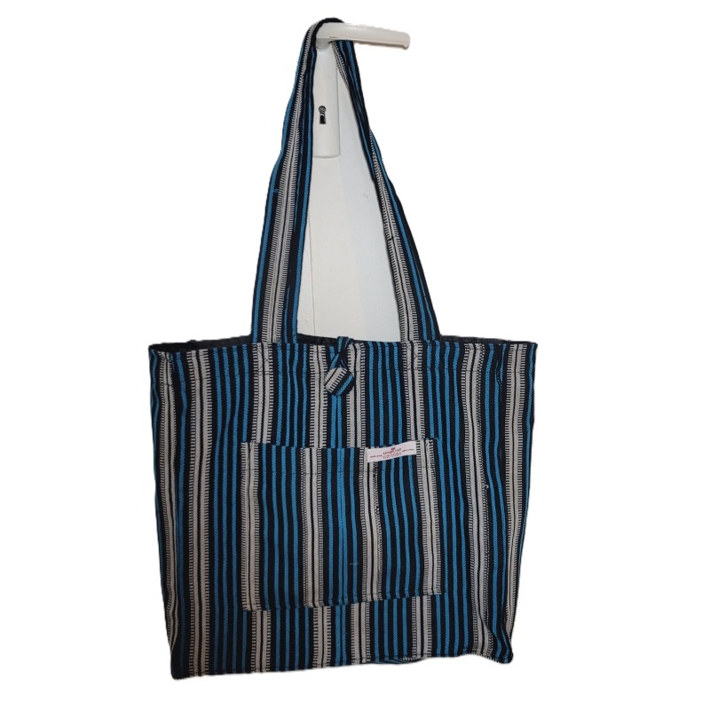 Handmade Guinean Tote Bag | African Woven Fabric Tote