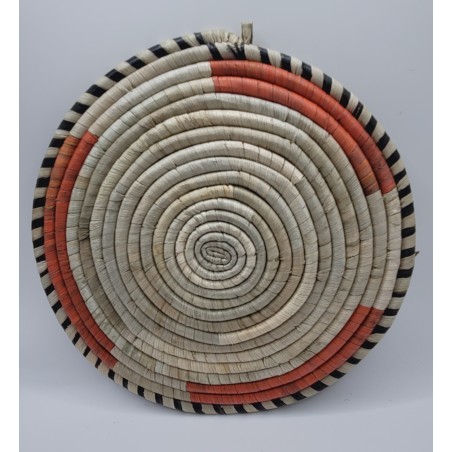 Handcrafted Natural Fiber Placemat – Fouta, Guinea Conakry