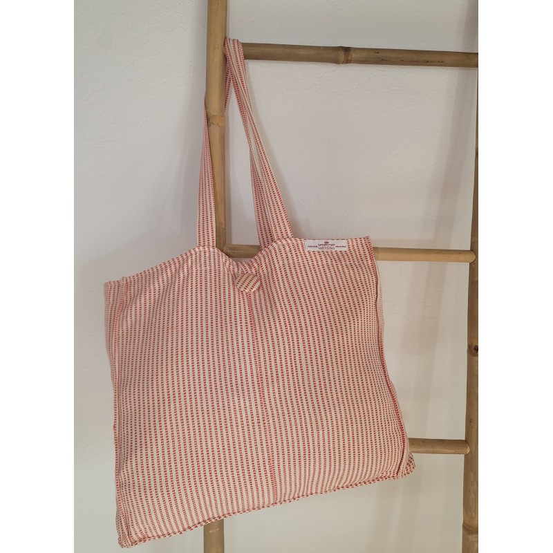 Cabas artisanal guinéen | Sac en tissu africain tissé à la main