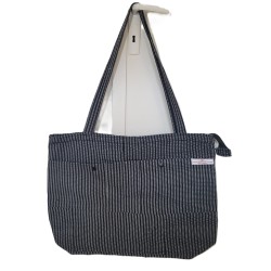 Cabas artisanal guinéen | Sac en tissu africain tissé à la main