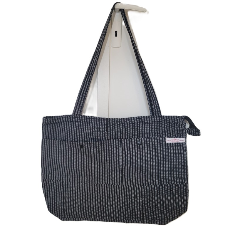 Cabas artisanal guinéen | Sac en tissu africain tissé à la main