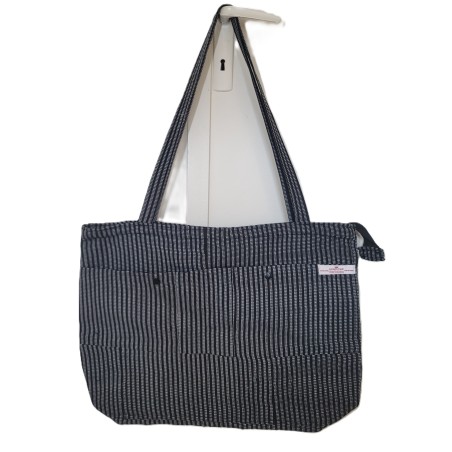 Cabas artisanal guinéen | Sac en tissu africain tissé à la main