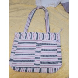 Handmade Guinean Tote Bag | African Woven Fabric Tote