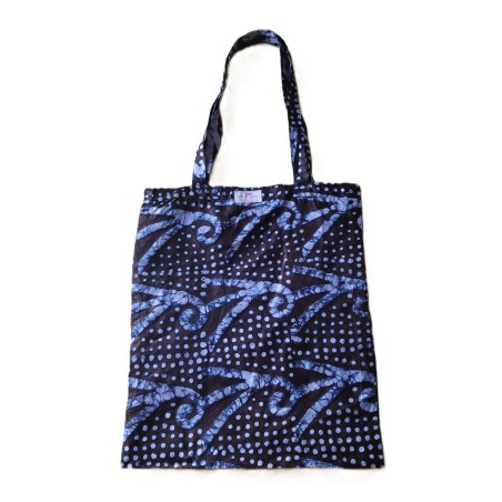 Fourre-tout batik artisanal de Guinée | Sac africain fait main
