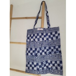 Fourre-tout batik artisanal de Guinée | Sac africain fait main