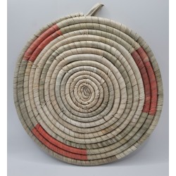 Handcrafted Natural Fiber Placemat – Fouta, Guinea Conakry