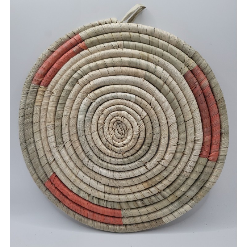 Handcrafted Natural Fiber Placemat – Fouta, Guinea Conakry