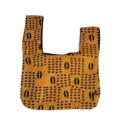 Sac bandoulière artisanal forêt sacrée | Sac japonais en teinture naturelle