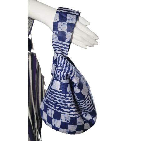 Sac bandoulière artisanal kindini | Sac japonais en teinture naturelle