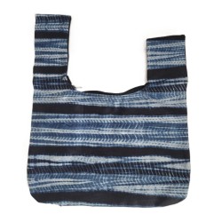 Sac bandoulière artisanal lépi | Sac japonais en teinture naturelle