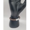 Bracelet Tressé Marron avec Fermoir Magnétique | Bijou Élégant Unisexe