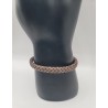 Bracelet Tressé Marron avec Fermoir Magnétique | Bijou Élégant Unisexe