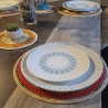 Dessous de plat artisanal en fibres naturelles – Fouta, Guinée Conakry