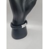 Bracelet Homme Noir Tressé – Anneaux Gravés | Style Moderne et Intemporel