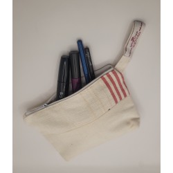 Handmade Faso Dan Fani drawstring bag| Woven Accessory from Burkina Faso