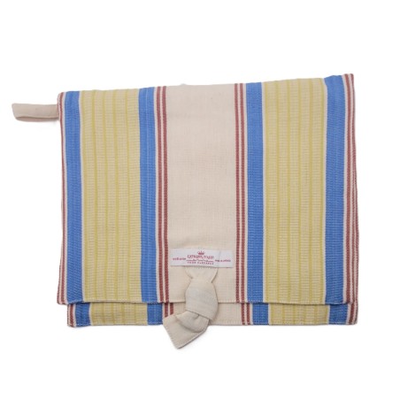 Pochette à Nœud Artisanale en Coton – Tissée en Guinée