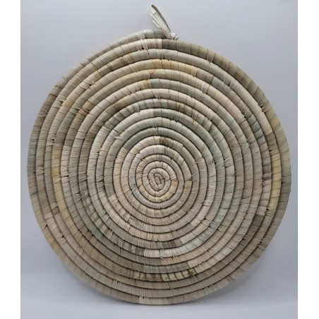 Handcrafted Natural Fiber Placemat – Fouta, Guinea Conakry