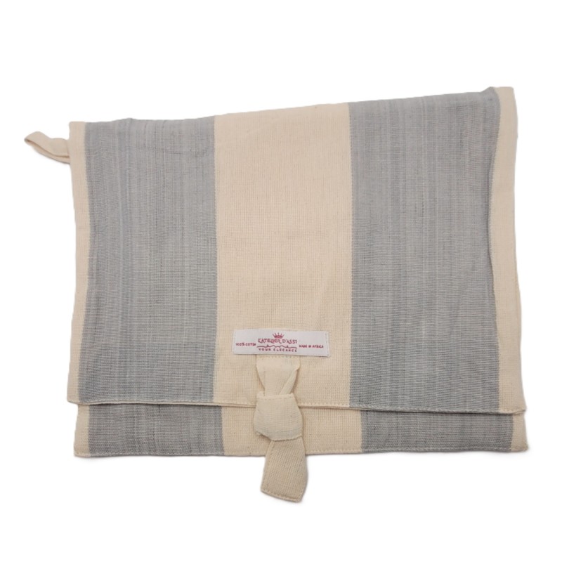 Pochette à Nœud Artisanale en Coton – Tissée en Guinée
